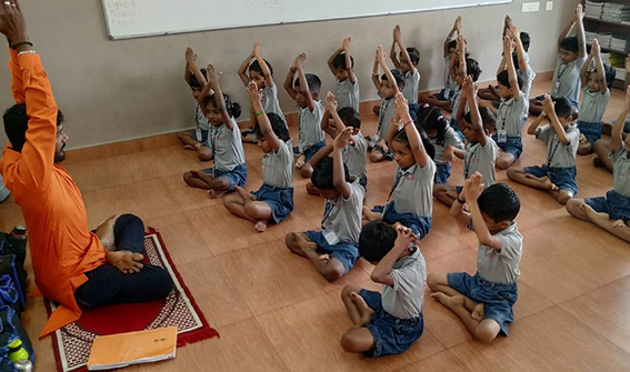 Yoga and Well-Being Class | RISHSInternational CBSE School, Arcot